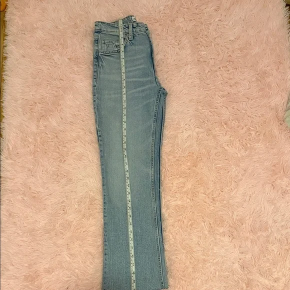 Zara Women's Sky Blue Straight Jeans - Picture 7 of 12